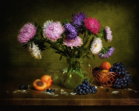 Still life - flowers, vase, nature, soft