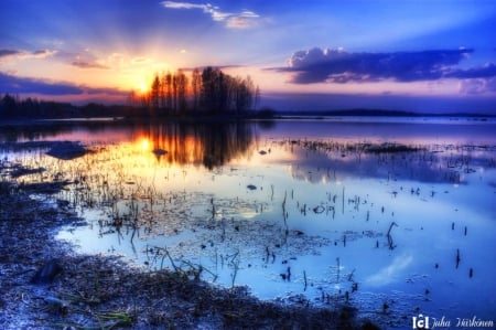 Lake of Dreams - lake, nature, blue, dreams