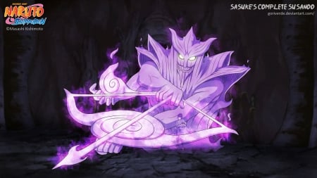 sasuke_s_complete_susanoo_by_goriverde-d6ofuxs - anime, tokyo, naruto, japan