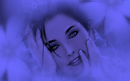 purple fantasy - photos, purple, eyes, beauty, models