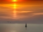 Sailboat at Sunset