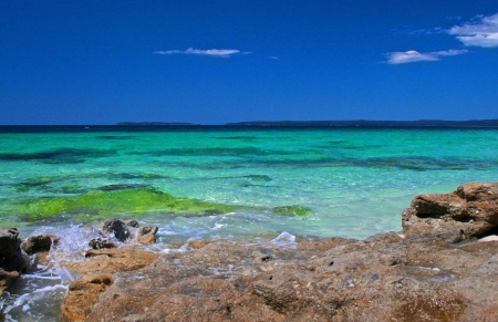 Fiji Blue Lagoon - ocean, islands, paradise, tropical, reef, exotic, polynesia, coral, blue, lagoon, island, fiji, south pacific, sea, sand, becah