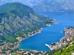 view of kotor bay in montenegro