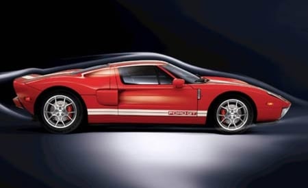 2005 Ford GT red - exotic, speed, collection, rare