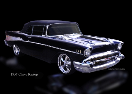 Black Fury - fiftyseven, car, ragtop, chevy