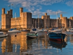 Caernarfon Castle, Gwynedd, Wales