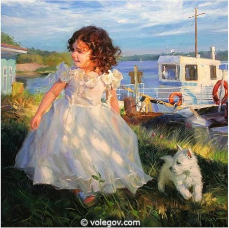 â™¥â™¥ - child, painting, girl, cute