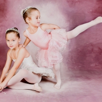 Two cute ballerinas