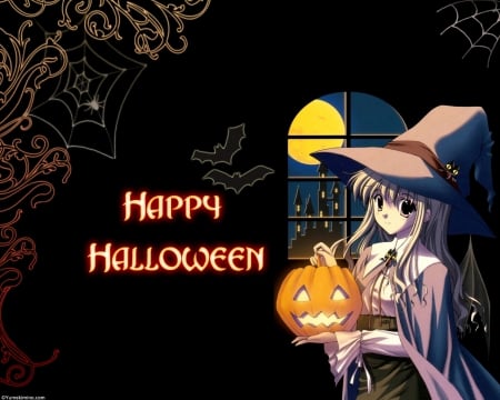 Happy Halloween - manga, anime, cute, nice, aws