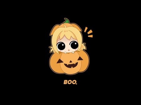 BOO! - nice, scary, chibi, boo, cute