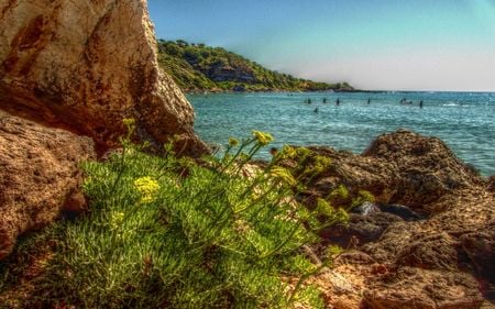 	view from Cala Cartoe  Sardinia - view, sardinia