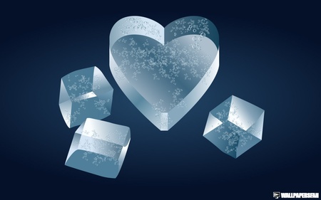 HEART ICE - ice, heart