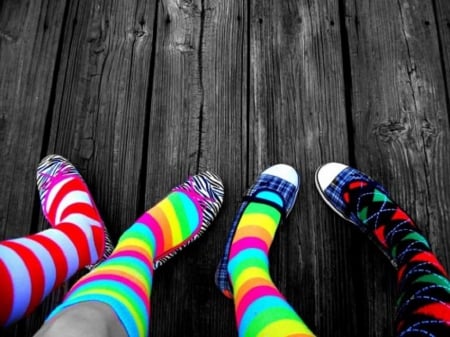 Colours - colourful, colours, shoes, socks