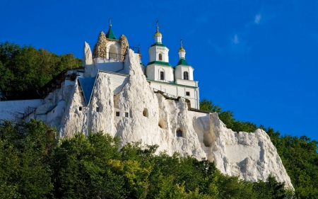 *** Ukraine -Svyatogorskaya catedral *** - city, monastery, catedral, temple