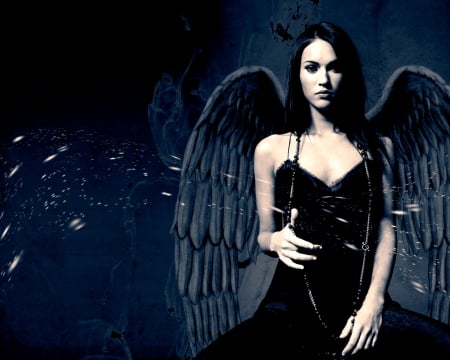 the angel of darkness - gothic, zexon, anime, bvb