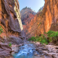 fantastic canyon in utah hdr