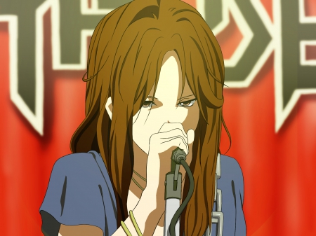 Sawako - sawako, death devil, k-on, anime rocker, anime, singer, anime girl