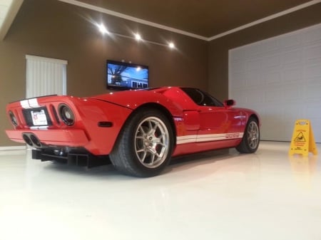 2006 Ford GT - red, racing, rare, speed