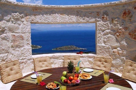 table with view - nature, view, beaches, table, sea