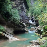 gorgeous mountain river gorge