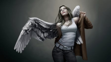 Beautiful Angel - women, fantasy, angels, beautiful