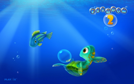 Fishdom 2 - fun, game, fishdom 2, animals