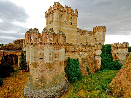 Cola Castle, Segovia, Spain - spain, medieval, landscape, castle