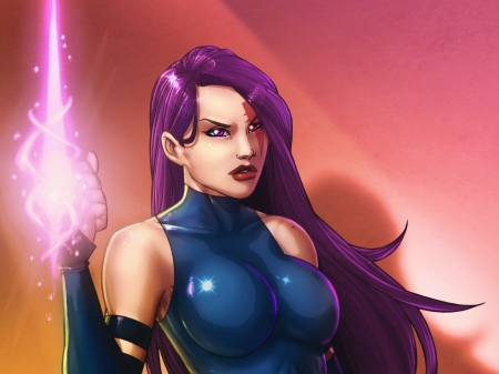 Psylocke - girls, women, hero, Psylocke