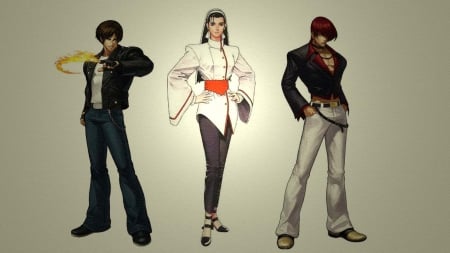 Descendants of the clans - KOF, Kyo Kusanagi, Iori Yagami, Descendants of the clans, King of Fighter 1997, Chizuru Kagura