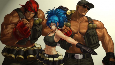 Team Ikari - ralf, clark, kof xiii, leona heidern