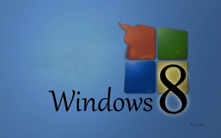 Windows 8 Flat - windows, dalearsi, technology, wallpaper, windows 8, logo, da learsi, wallpapers, flat