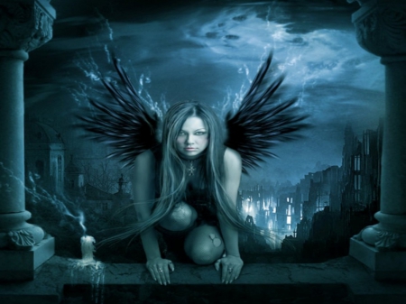 the dark angel rise in thunder