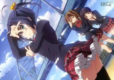 Dreams which makes your world - anime, rikka, pretty girls, cute girl, kumin, shinka