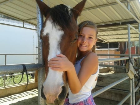 Horse Whisperer - horses, girl, horse, whisperer