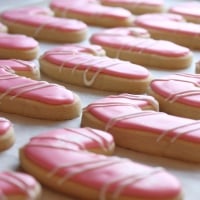 Peppermint Candy Cane Cookies with Peppermint Icing