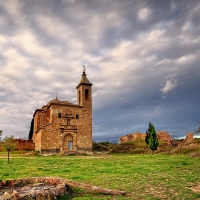 old church in valljunquera spain