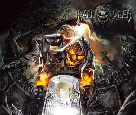 HALLOWEEN HORROR - GATES, HALLOWEEN SKELETON, CEMETARY, HORROR