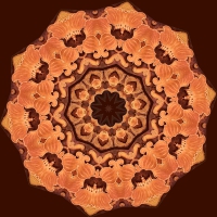 Orange Mandala