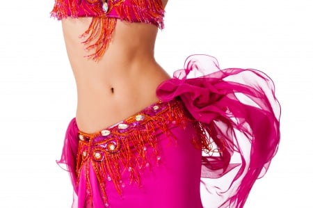 Sensual Dance - orange, sensual, pink, dancing