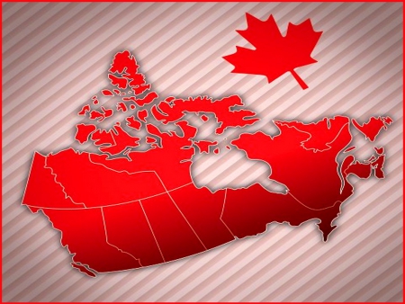 I Love Canada - north america, red, rcounty canada, maple leaf