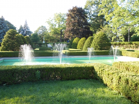 Hedge Grove at High Park - Park, Fountains, Toronto, Canada, High