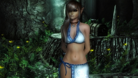 Pretty Elf - pretty, women, fantasy, elves