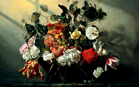 Still life - flowers, still life, bloom, art