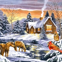 Snow scene