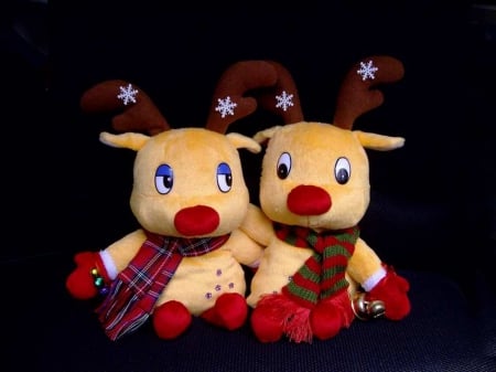 ≌ Adorable Friends ≌ - christmas, winter, toys, plush, friends, der, sweet