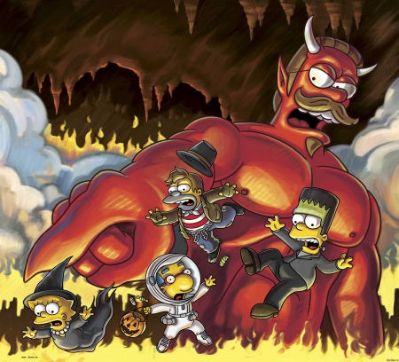 SIMPSONS DEVIL - DEVIL, FUNNY, COOL, SIMPSONS