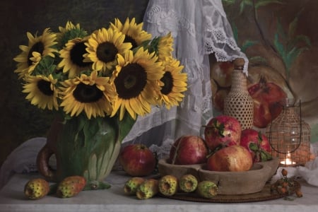 *** Still life *** - nature, sunflowers, life, stil, flowers, bouquet, flower