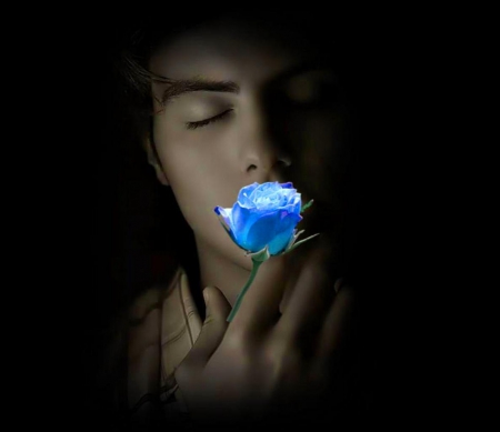 â¤ - tenderness, you, rose, blue