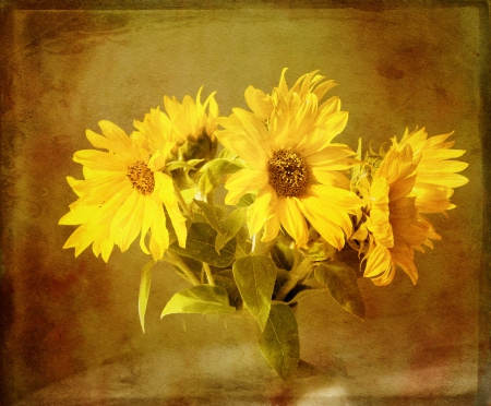 *** Sunny bouquet *** - nature, sunflowers, sunny, flowers, bouquet, flower