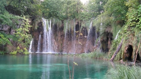 Plitvice - nature, plitvice, waterfall, croatia